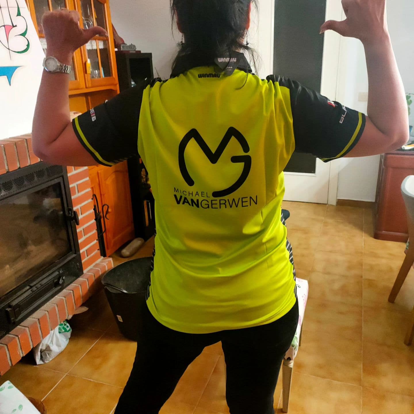 Happy future wife. She didn't know what she was getting into when we met! mvg180. Thanks to dartshopper #dartshopper